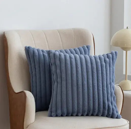 Scandinavian Soft Faux Rabbit Cushion Cover - LUXURISS
