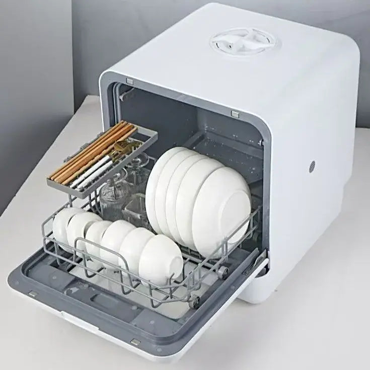 Efficient Dishwasher with Built-in Tank & Sterilization - LUXURISS
