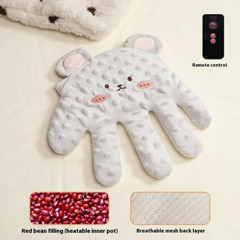 Baby's Gentle Pat Companion featuring a cute hand design with adjustable settings and remote control for soothing comfort.