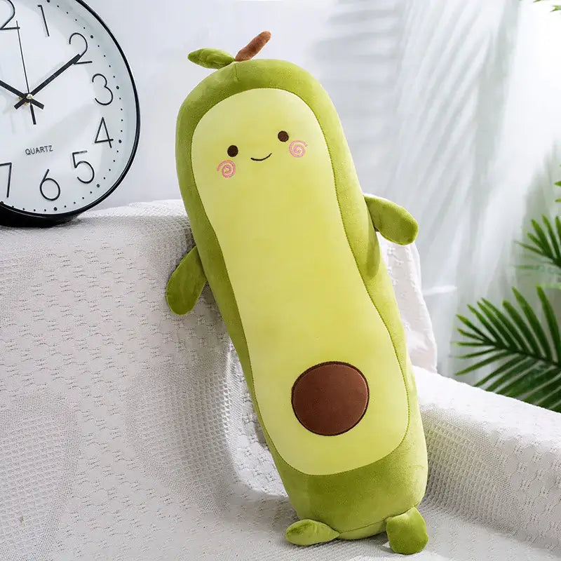 Cuddle Avocado Soft Pillow, an ultra-soft plush toy perfect for lounging, napping, and adding playful decor.