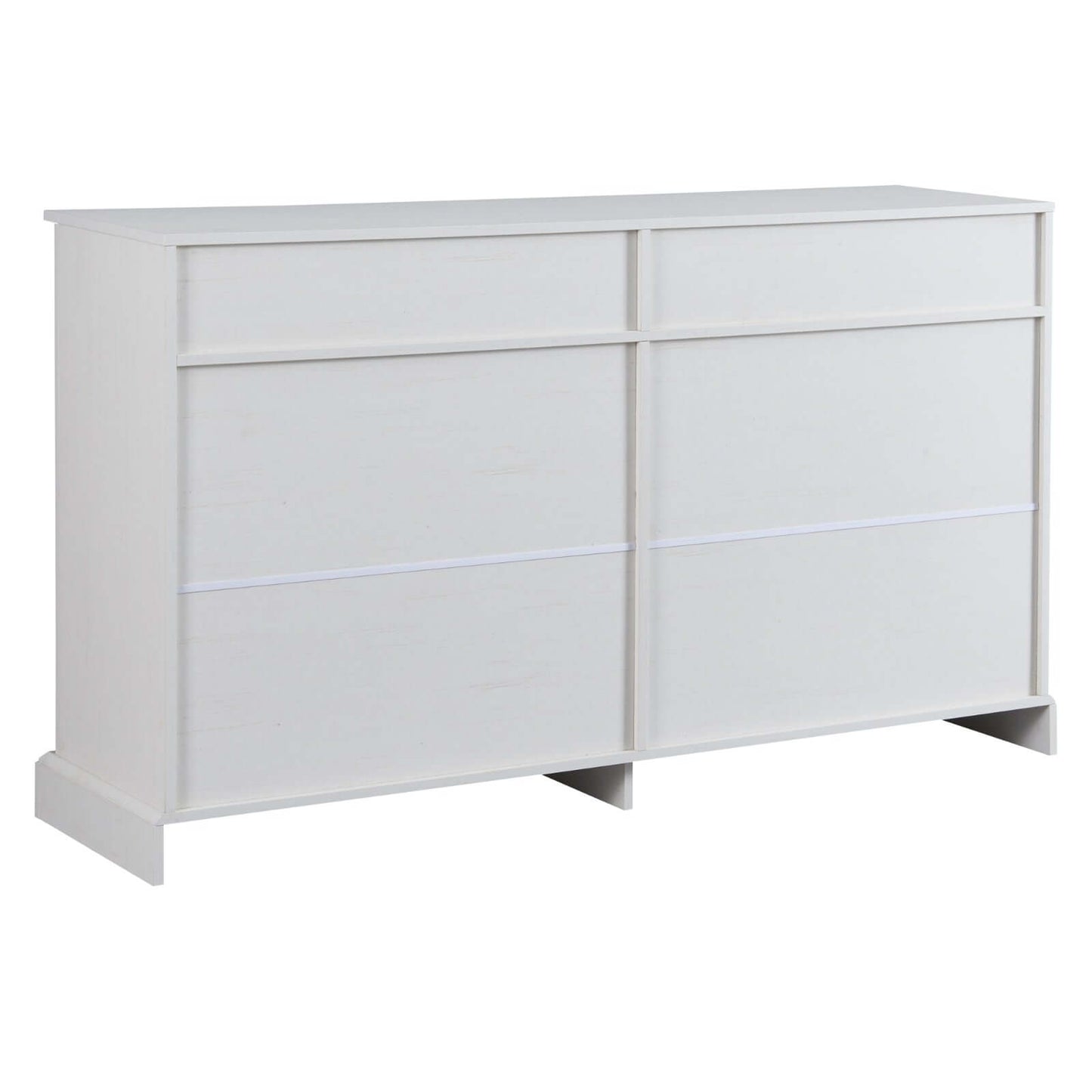 TREXM Antique White Kitchen Sideboard Buffet with 2 Drawers & 4 Doors Adjustable Shelves for dining and living rooms