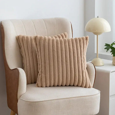 Scandinavian Soft Faux Rabbit Cushion Cover - LUXURISS