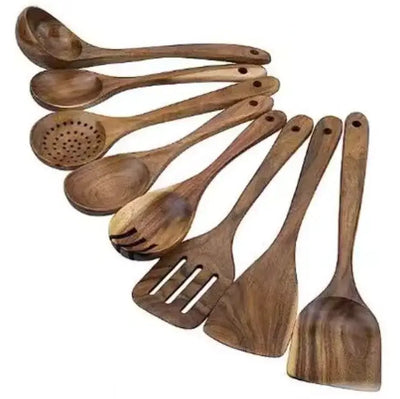 Eco-Friendly Wooden Spatula Sets - LUXURISS