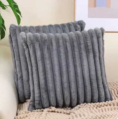 Scandinavian Soft Faux Rabbit Cushion Cover - LUXURISS