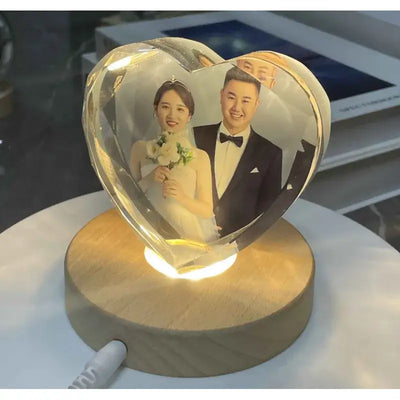 Custom 3D Carved Crystal Keepsake - LUXURISS