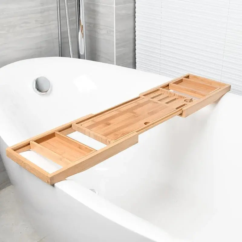 Elegant Wood Bath Caddy - LUXURISS