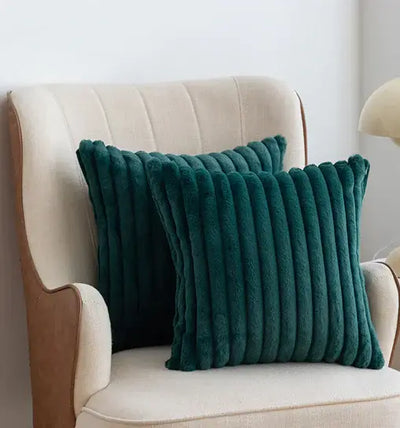 Scandinavian Soft Faux Rabbit Cushion Cover - LUXURISS