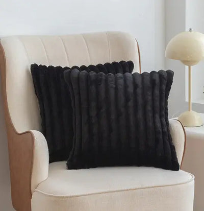 Scandinavian Soft Faux Rabbit Cushion Cover - LUXURISS