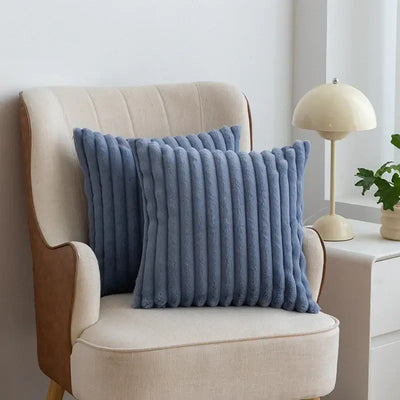 Scandinavian Soft Faux Rabbit Cushion Cover - LUXURISS