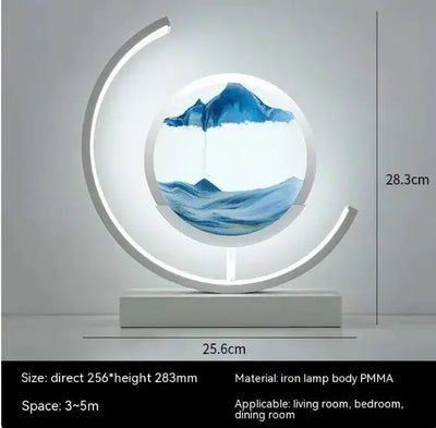 Eastern Hourglass Glass Table Lamp - LUXURISS