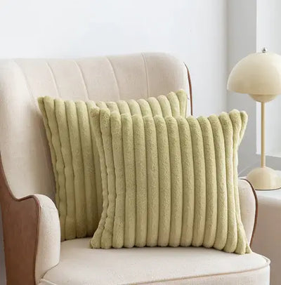 Scandinavian Soft Faux Rabbit Cushion Cover - LUXURISS