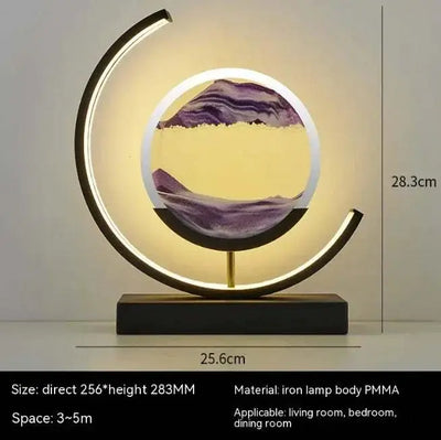 Eastern Hourglass Glass Table Lamp - LUXURISS