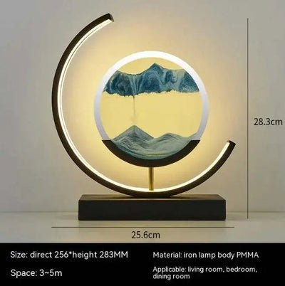 Eastern Hourglass Glass Table Lamp - LUXURISS