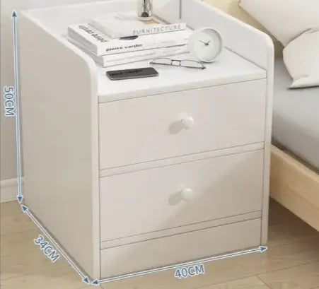 Chic Bedside Stand with Storage - LUXURISS