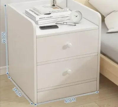 Chic Bedside Stand with Storage - LUXURISS