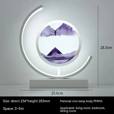 Eastern Hourglass Glass Table Lamp - LUXURISS
