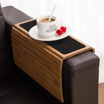 Sofa Armrest Tray with Phone Slot - LUXURISS