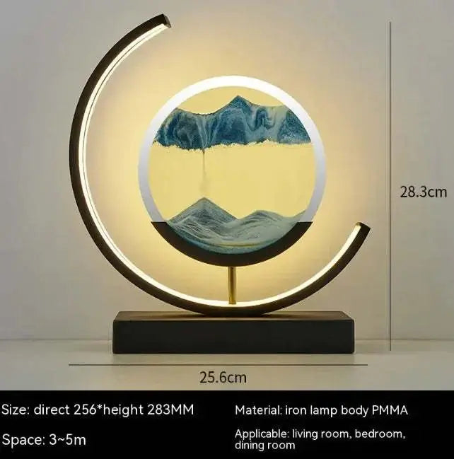 Eastern Hourglass Glass Table Lamp - LUXURISS