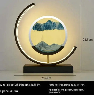 Eastern Hourglass Glass Table Lamp - LUXURISS