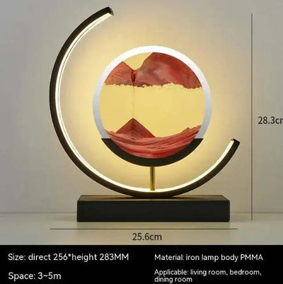 Eastern Hourglass Glass Table Lamp - LUXURISS