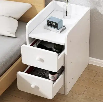 Chic Bedside Stand with Storage - LUXURISS