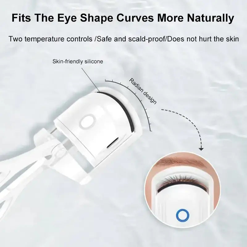 Portable Electric Heated Eyelash Curler - LUXURISS