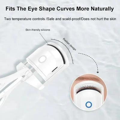Portable Electric Heated Eyelash Curler - LUXURISS