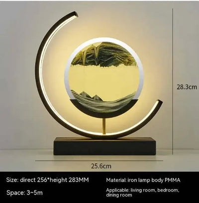 Eastern Hourglass Glass Table Lamp - LUXURISS