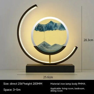 Eastern Hourglass Glass Table Lamp - LUXURISS
