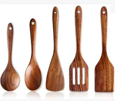 Eco-Friendly Wooden Spatula Sets - LUXURISS