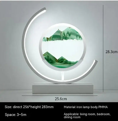 Eastern Hourglass Glass Table Lamp - LUXURISS
