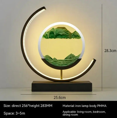 Eastern Hourglass Glass Table Lamp - LUXURISS