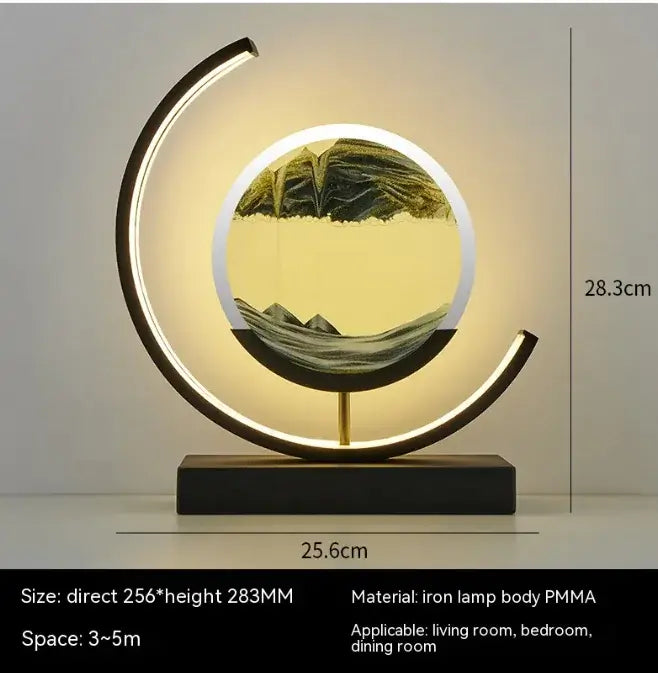 Eastern Hourglass Glass Table Lamp - LUXURISS
