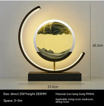 Eastern Hourglass Glass Table Lamp - LUXURISS