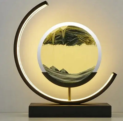 Eastern Hourglass Glass Table Lamp - LUXURISS