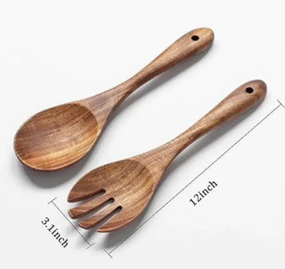 Eco-Friendly Wooden Spatula Sets - LUXURISS
