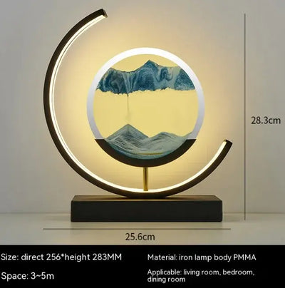Eastern Hourglass Glass Table Lamp - LUXURISS
