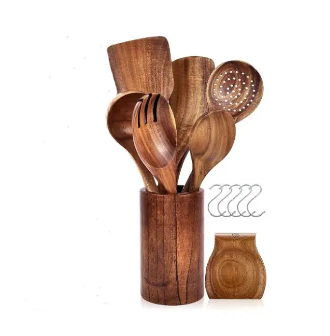 Eco-Friendly Wooden Spatula Sets - LUXURISS