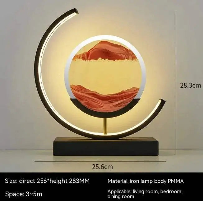 Eastern Hourglass Glass Table Lamp - LUXURISS