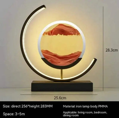 Eastern Hourglass Glass Table Lamp - LUXURISS