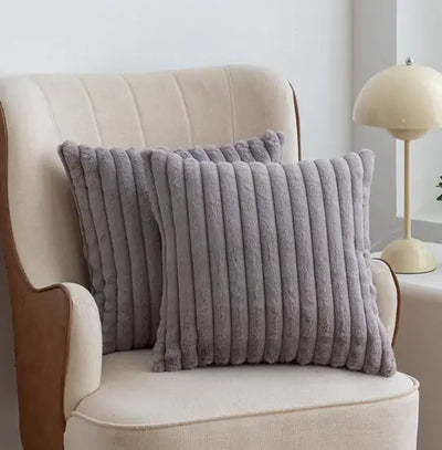Scandinavian Soft Faux Rabbit Cushion Cover - LUXURISS