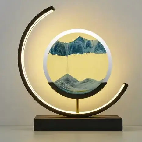 Eastern Hourglass Glass Table Lamp - LUXURISS