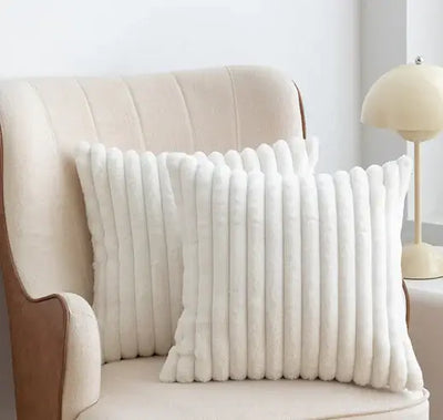 Scandinavian Soft Faux Rabbit Cushion Cover - LUXURISS