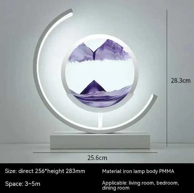 Eastern Hourglass Glass Table Lamp - LUXURISS
