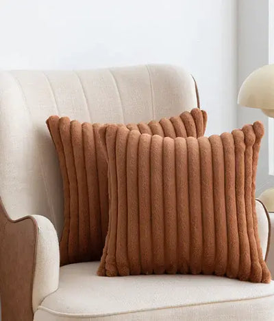 Scandinavian Soft Faux Rabbit Cushion Cover - LUXURISS
