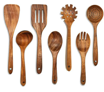 Eco-Friendly Wooden Spatula Sets - LUXURISS