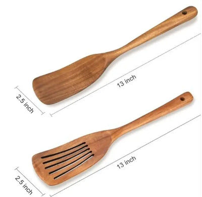 Eco-Friendly Wooden Spatula Sets - LUXURISS